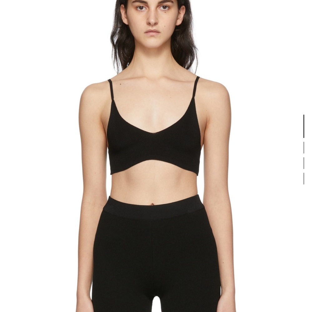 Jacquemus Black Ribbed set